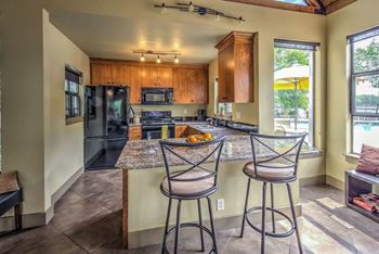 Clubhouse with kitchen